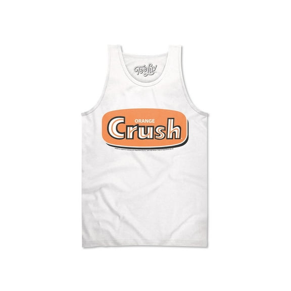 Tee Luv Orange Crush Soda Faded Graphic Tank Top (Men's) (XXL)