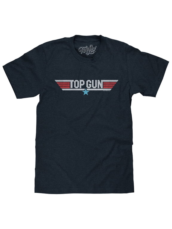 Faded Top Gun Movie Logo Shirt (Men's) (M)