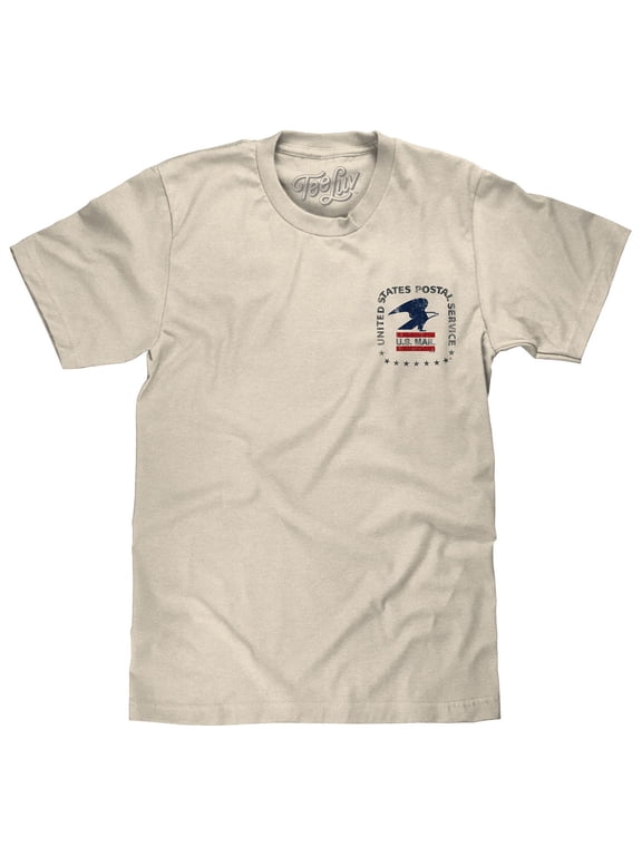 Men's Faded United States Postal Service Eagle Shirt (3XL)