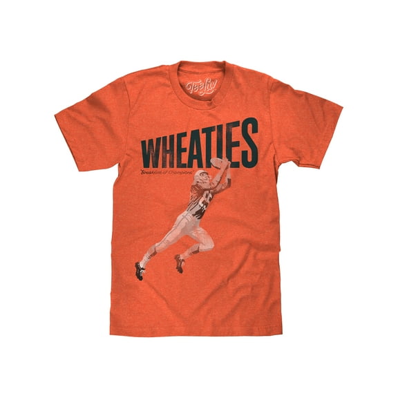 Tee Luv Men's Faded Wheaties Cereal Breakfast of Champions T-Shirt (S)