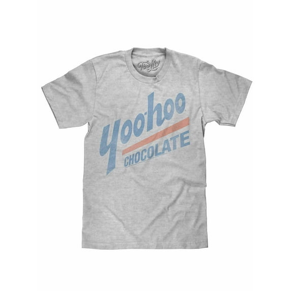Tee Luv Yoo-hoo Chocolate Faded Logo Athletic Heather Shirt (Men's) (XXL)