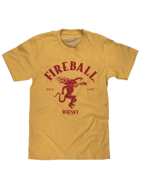 Fireball Whisky Dragon Logo Shirt (Men's) (L)