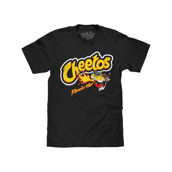 Tee Luv Men's Flamin' Hot Cheetos Snack Shirt (M)