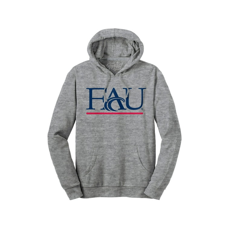 Tee Luv Men's Florida Atlantic University Logo Hoodie (M