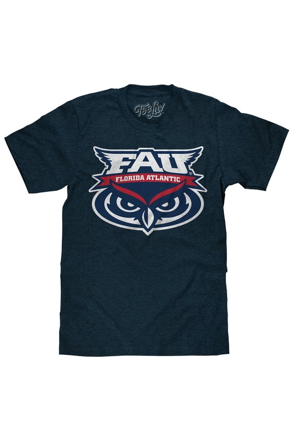 Florida Atlantic University Owls College Logo T-Shirt (Men's) (L)