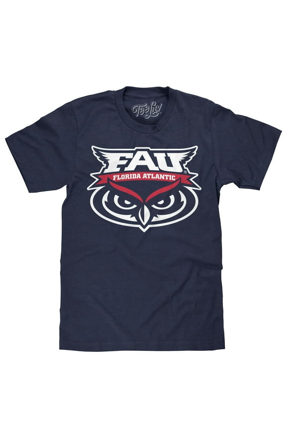 Men's Florida Atlantic University Owls Logo T-Shirt (XXL)