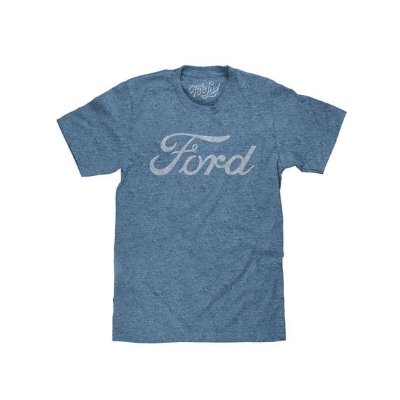 Tee Luv Men's Ford Signature Car Logo Shirt (XXL)