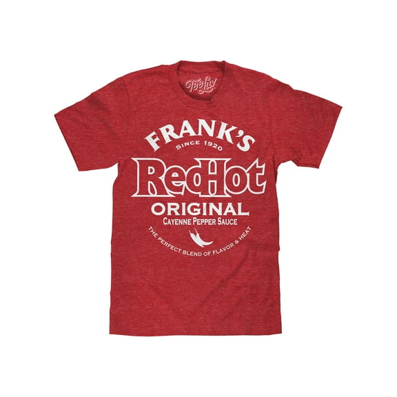 Tee Luv Men's Frank's RedHot Original Cayenne Pepper Sauce Shirt (L)