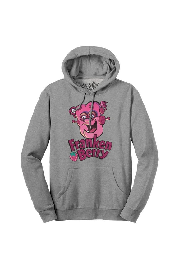 Men's Franken Berry Monster Cereal Logo Hoodie (L)