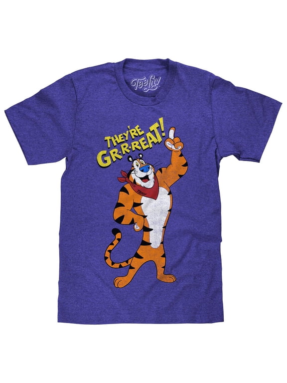 Frosted Flakes Cereal Tony The Tiger Cartoon T-Shirt (Men's) (L)