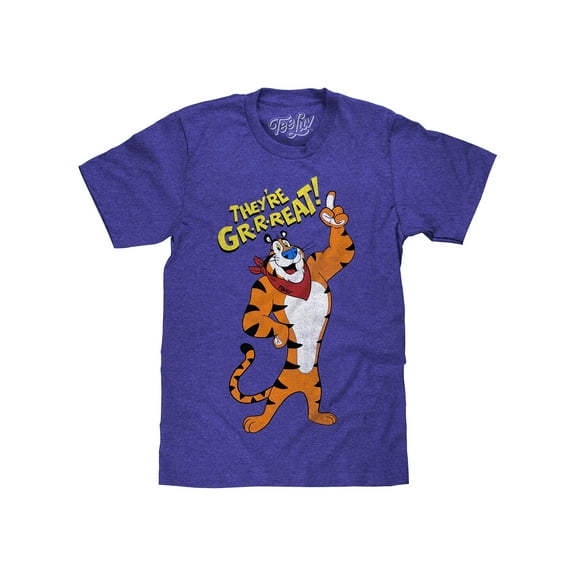 Tee Luv Men's Frosted Flakes Cereal Tony The Tiger T-Shirt (L)
