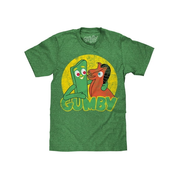 Tee Luv Gumby and Pokey Vintage Cartoon T-Shirt (Men's) (M)