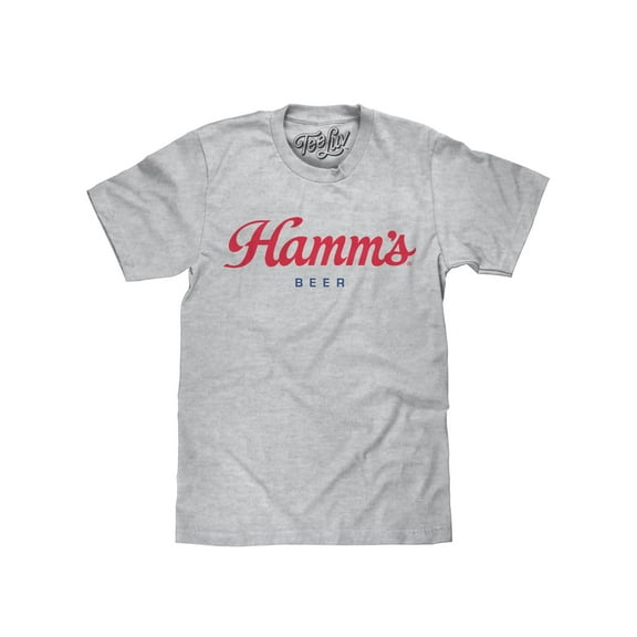 Tee Luv Hamm's Beer Red Logo Shirt (Men's) (L)