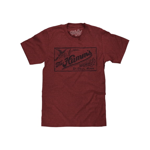 Tee Luv Men's Hamm's Brewing Company Faded Beer Logo Shirt (3XL)