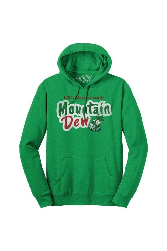 Men's It'll Tickle Your Innards Mountain Dew Hoodie (3XL)