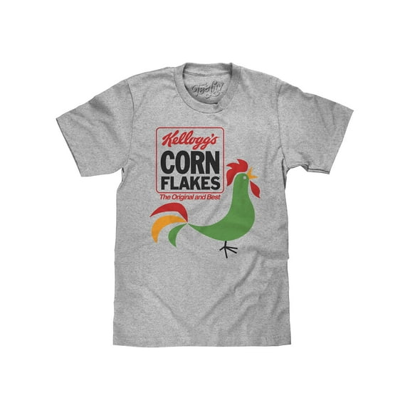 Tee Luv Kellogg's Corn Flakes Cereal Rooster Shirt (Men's) (L)