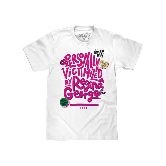 Tee Luv Men's Mean Girls Personally Victimized by Regina George Quote Shirt (S)