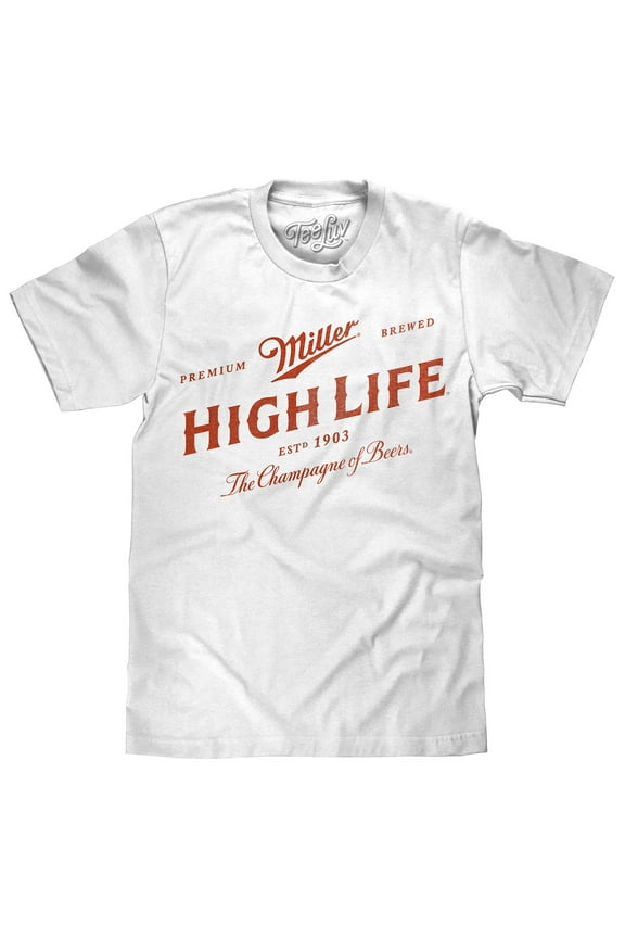 Men's Miller High Life Beer Logo Shirt (XL)