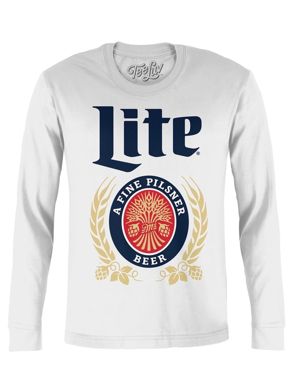 Men's Miller Lite Long Sleeve Beer T-Shirt (M)