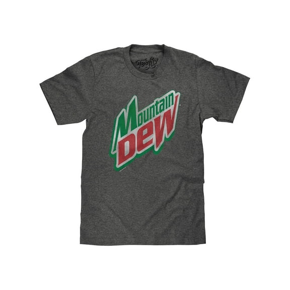 Tee Luv Mountain Dew Distressed Soda Logo Shirt (Men's) (L)
