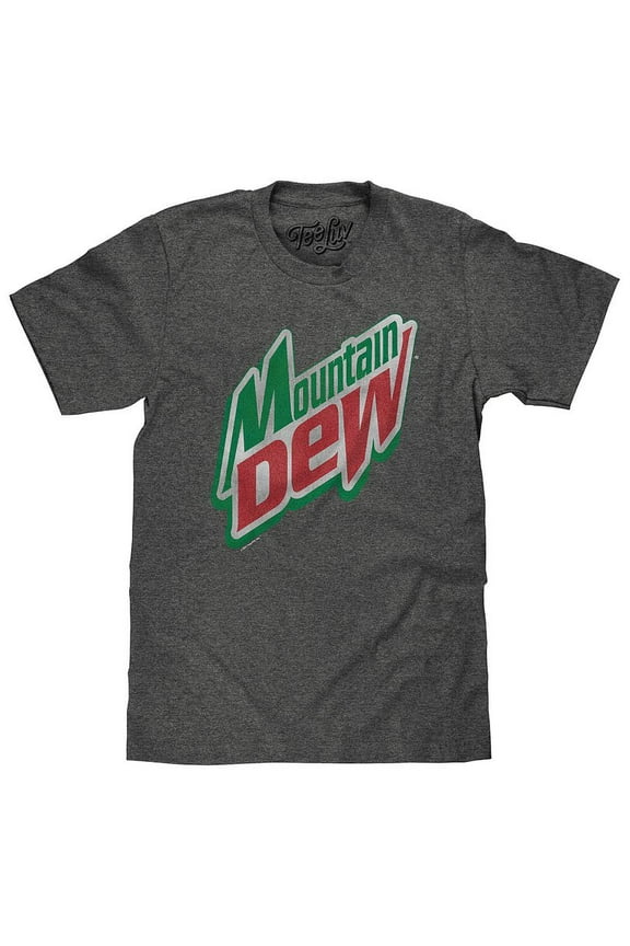 Men's Mountain Dew Distressed Soda Logo Shirt (XL)