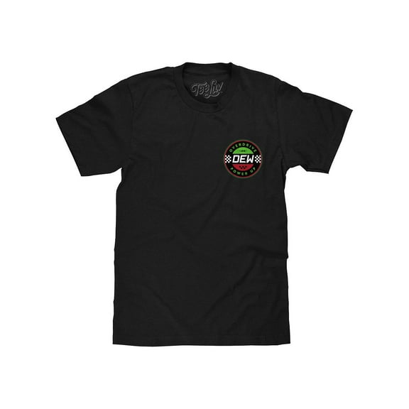 Tee Luv Men's Mtn Dew Do The Dew Double Sided Racing Graphic T-Shirt (S)