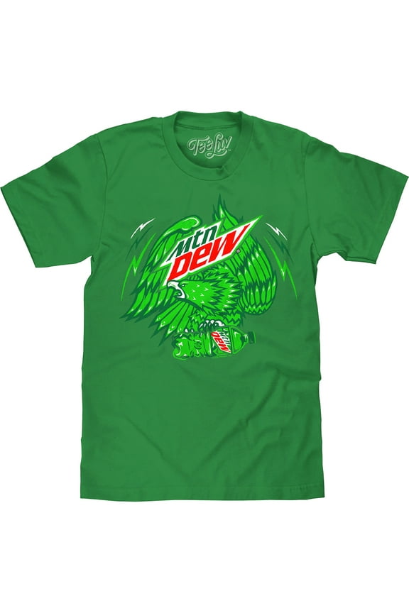 Men's Mtn Dew Soda Eagle Graphic T-Shirt (XXL)