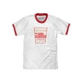 thumbnail image 1 of Tee Luv Men's Nissin Cup Noodles Ramen Ringer T-Shirt (S), 1 of 3
