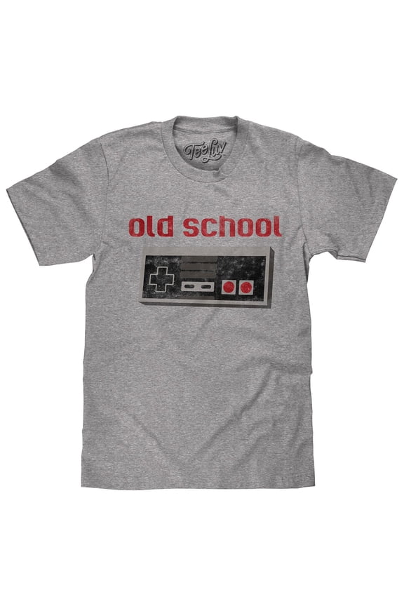 Men's Old School Video Game Controller 80s T-Shirt (S)