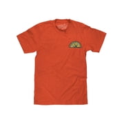 Tee Luv Mens Orange Crush Soda Front and Back Graphic Shirt XL