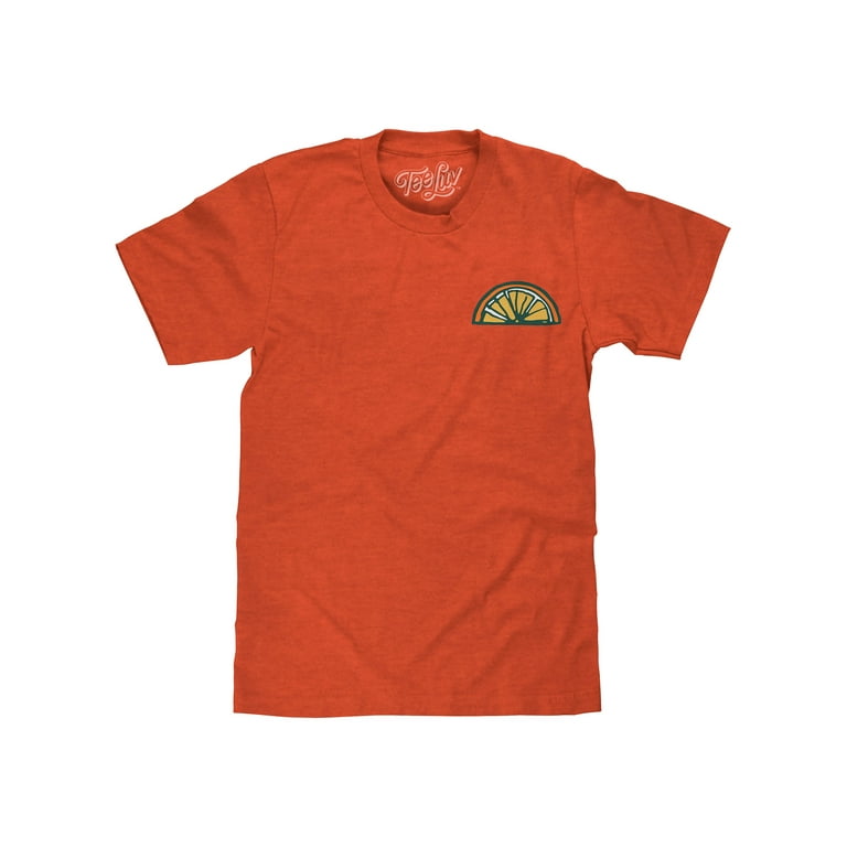 Graphic orange tee cheap