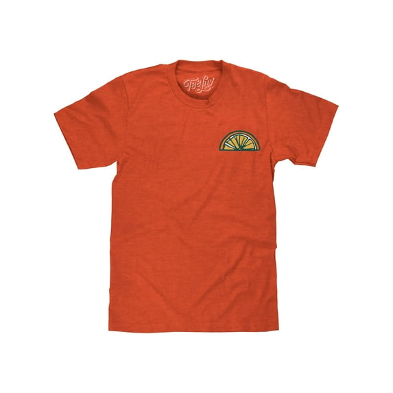 Tee Luv Men's Orange Crush Soda Front and Back Graphic Shirt (XXL)