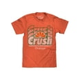 thumbnail image 1 of Tee Luv Orange Crush Soda 70s Gradient Logo T-Shirt (Men's) (XL), 1 of 6