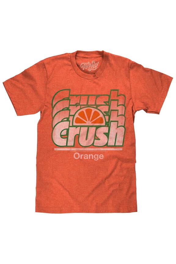 Orange Crush Soda 70s Gradient Logo T-Shirt (Men's) (XL)