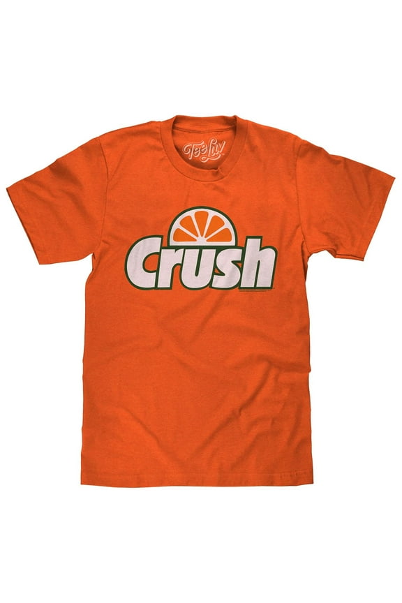 Men's Orange Crush Soda Logo Short Sleeve Shirt (XXL)