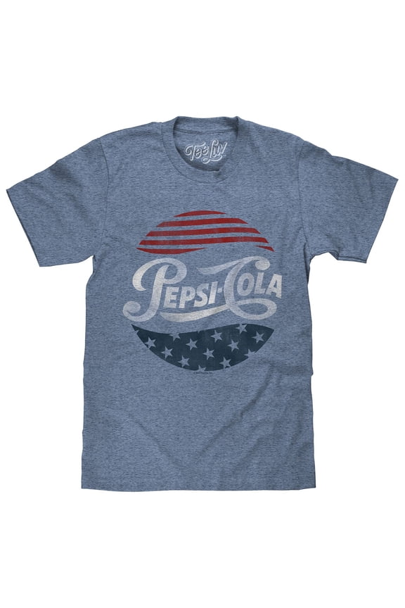 Men's Pepsi Cola Stars and Stripes Logo Shirt (S)
