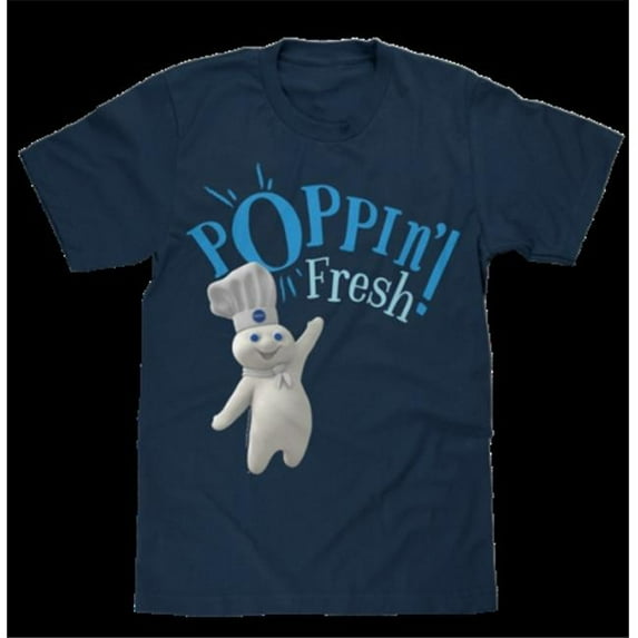Tee Luv 29297-XL Pillsbury Doughboy Poppin Fresh Mens T-shirt - Extra Large