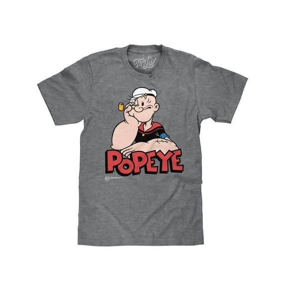 Tee Luv Men's Popeye Cartoon Character Shirt (3XL)