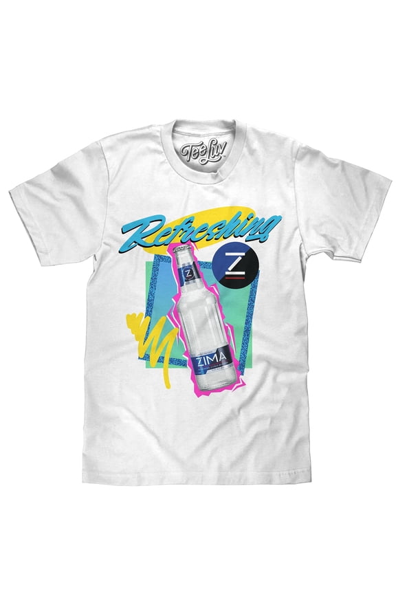 Men's Refreshing Zima 90s Beer Logo Shirt (L)