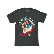 Tee Luv Men's Ren and Stimpy You Eediot Cartoon Character Shirt (XL)