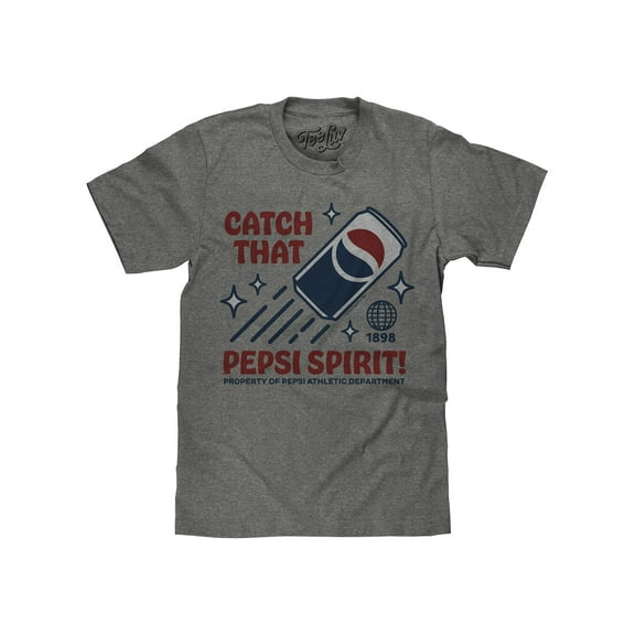 Tee Luv Men's Retro Catch That Pepsi Spirit Graphic T-Shirt (3XL)