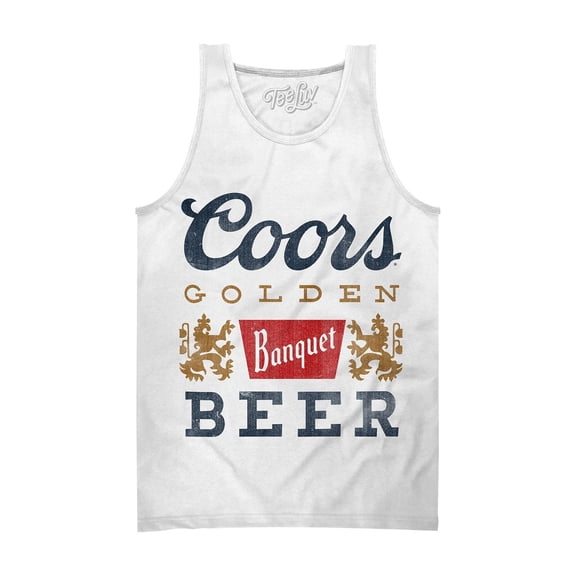 Tee Luv Retro Coors Golden Banquet Beer Tank Top (Men's) (L)