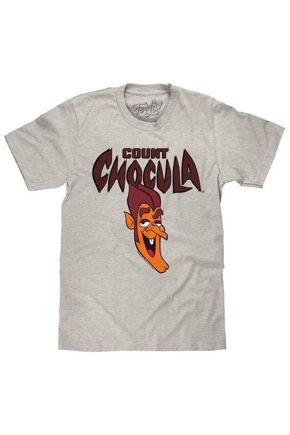 Men's Retro Count Chocula Monster Cereal Mascot Shirt (XL)