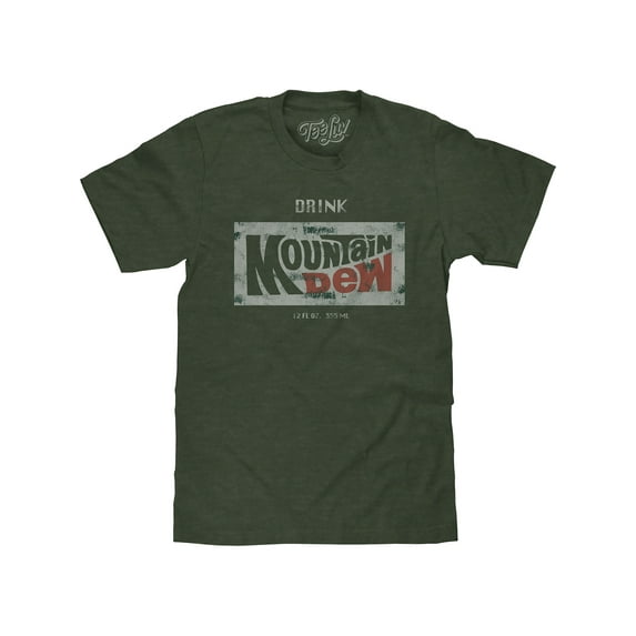 Tee Luv Men's Retro Drink Mountain Dew Soda Shirt (3XL)
