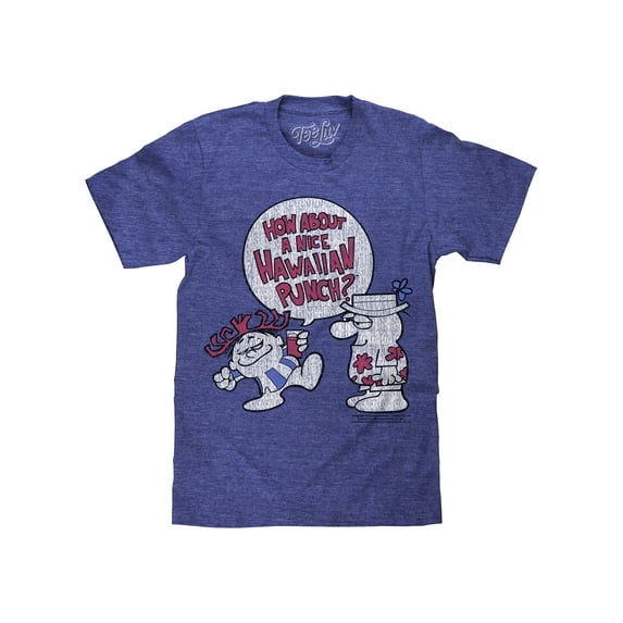 Tee Luv Men's Retro How About A Nice Hawaiian Punch T-Shirt (3XL)