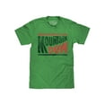 thumbnail image 1 of Tee Luv Mountain Dew Retro Soda Logo Short Sleeve Kelly Heather T-Shirt (Men's) (XL), 1 of 7
