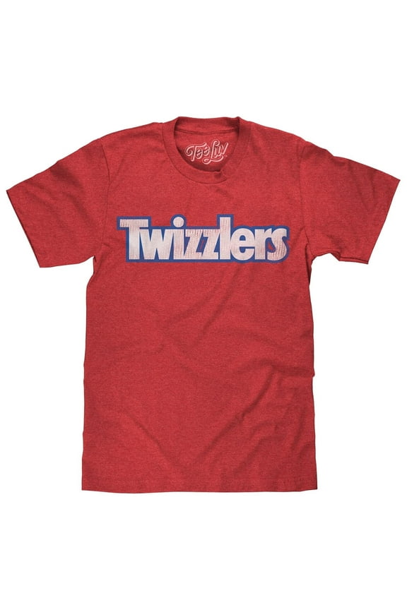 Retro Twizzlers Candy Red Heather Shirt (Men's) (L)