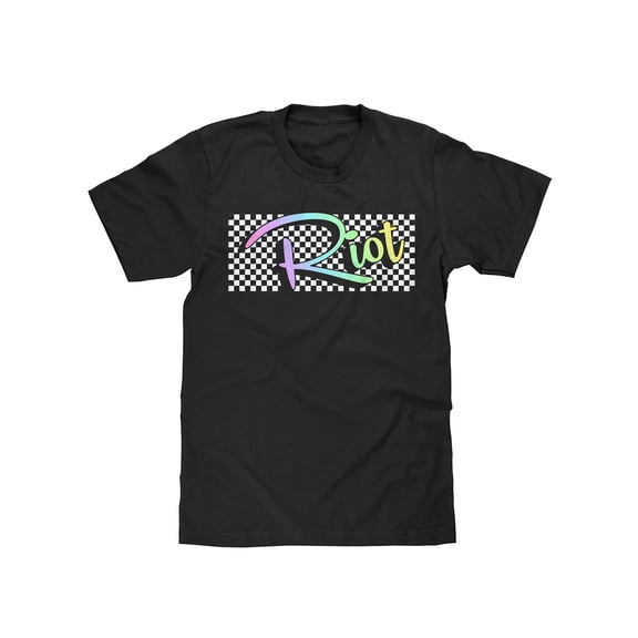 Tee Luv Men's Riot 90s Graphic Tee Shirt (L)