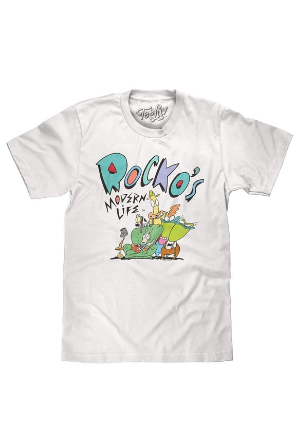 Men's Rocko's Modern Life Cartoon Cast Shirt (XL)
