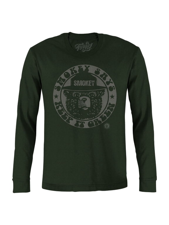 Smokey Bear Keep It Green Long Sleeve Shirt (Men's) (M)